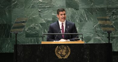Santiago Peña pidió el regreso de Taiwán a la ONU